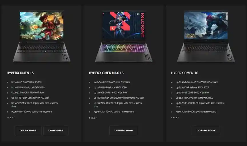 2026核爆级登场!惠普暗影精灵MAX 16首发搭载U9-275HX+RTX 5080,32G狂暴内存+1TB极速盘,电竞新王炸引爆学生党抢购潮